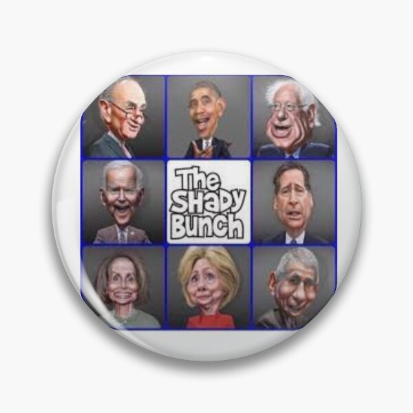 Item preview, The Shady Bunch political humor Biden Harris Obama Clinton Pelosi Sanders Fauci sublimation designed and sold by ZAKARIA-TCH.