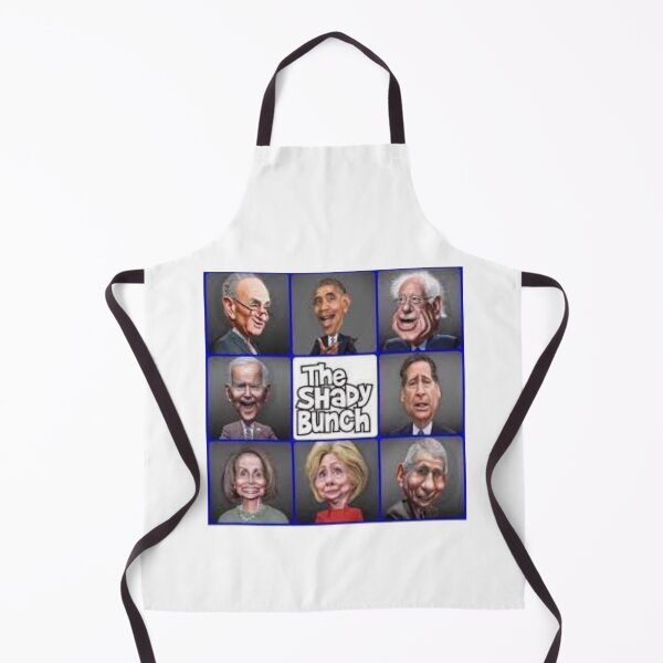 Item preview, The Shady Bunch political humor Biden Harris Obama Clinton Pelosi Sanders Fauci sublimation designed and sold by ZAKARIA-TCH.