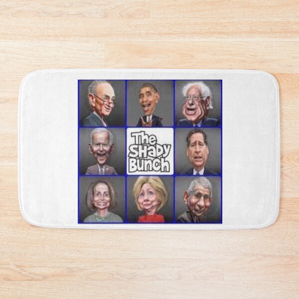 Item preview, The Shady Bunch political humor Biden Harris Obama Clinton Pelosi Sanders Fauci sublimation designed and sold by ZAKARIA-TCH.