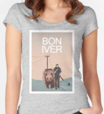 Bon Iver. Women's Fitted Scoop T-Shirt