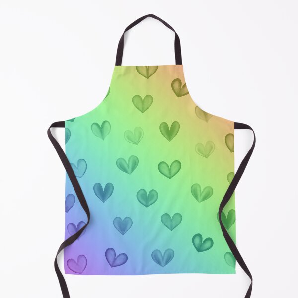 Item preview, Rainbow Of Hearts, Watercolor, Colorful Art Print designed and sold by GirlsandGlitter.
