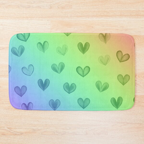 Item preview, Rainbow Of Hearts, Watercolor, Colorful Art Print designed and sold by GirlsandGlitter.