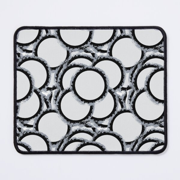 Item preview, Grey / Black Circle Pattern designed and sold by monrigdesigns.
