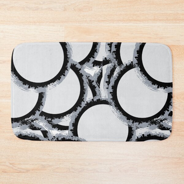 Item preview, Grey / Black Circle Pattern designed and sold by monrigdesigns.