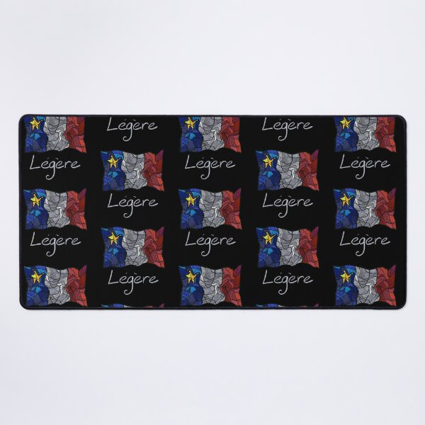 Item preview, Acadian Flag pastel liquid mosaic Légère - Drapeau acadien mosaïque liquide pastel vitrail Légère designed and sold by ColoursOfFrance.