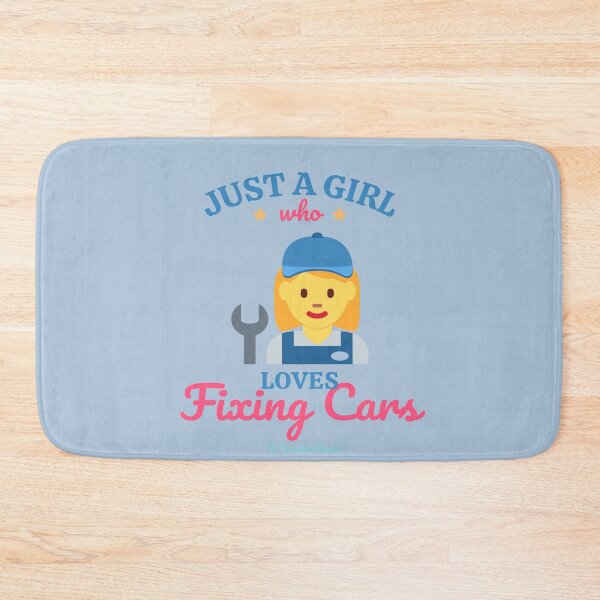 Item preview, Just a Girl Who Loves Fixing Cars designed and sold by TheReporter1.