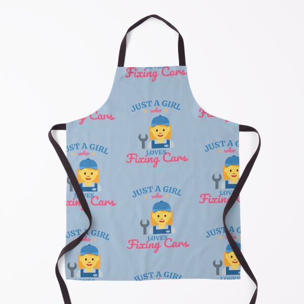 Item preview, Just a Girl Who Loves Fixing Cars designed and sold by TheReporter1.