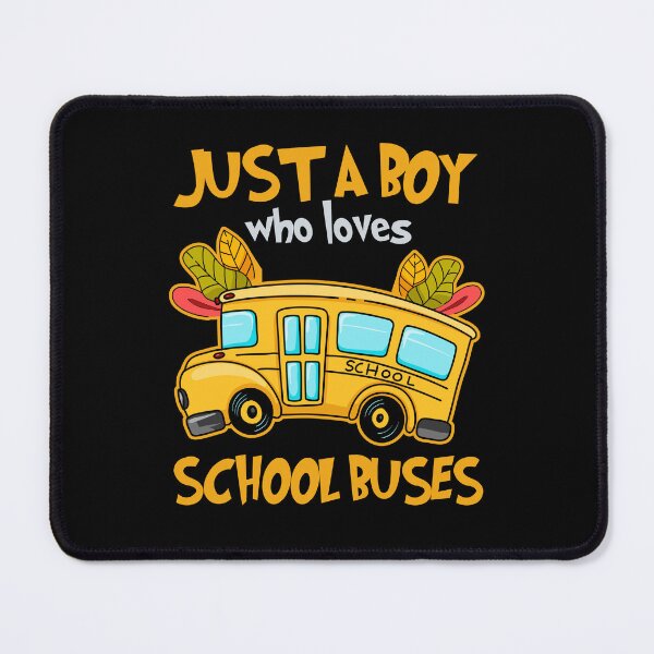 Item preview, Just A Boy Who Loves School Buses Cute Kids Bus Lovers  designed and sold by AdalineFranecki.