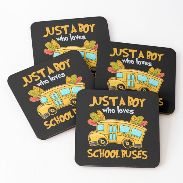 Item preview, Just A Boy Who Loves School Buses Cute Kids Bus Lovers  designed and sold by AdalineFranecki.
