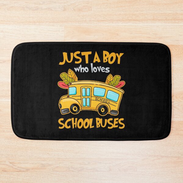 Item preview, Just A Boy Who Loves School Buses Cute Kids Bus Lovers  designed and sold by AdalineFranecki.