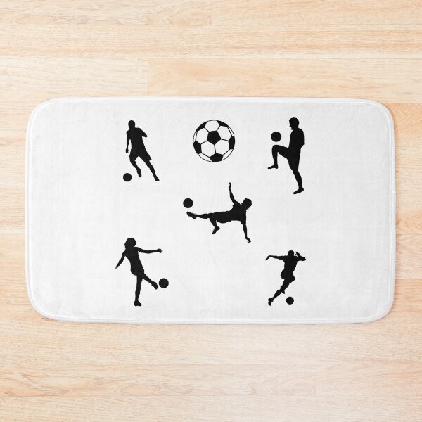 Item preview, Soccer Ball and Soccer Player Silhouette designed and sold by silviaol.