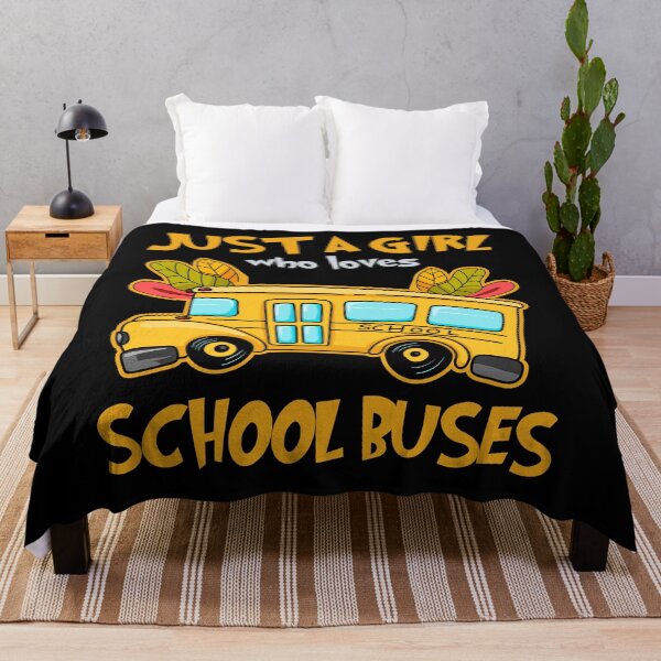 Item preview, Just A Girl Who Loves School Buses Cute Kids Bus Lovers  designed and sold by AdalineFranecki.