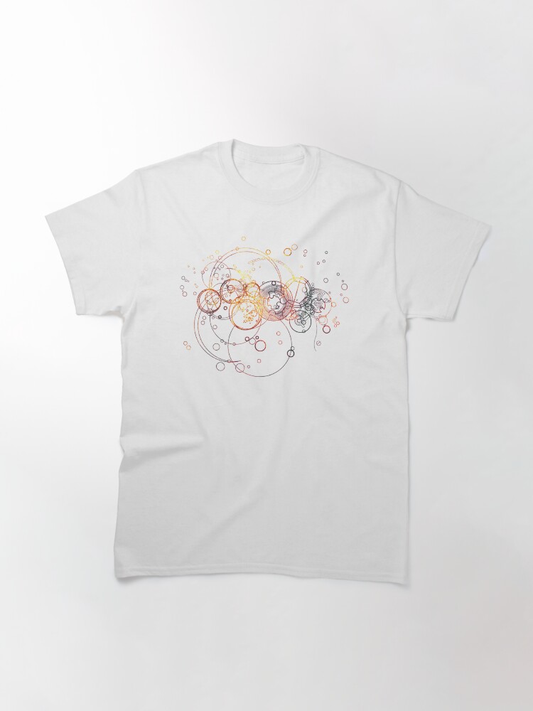 Thumbnail 3 of 7, Classic T-Shirt, Time Lord Writing (silver) designed and sold by EveryHueDesi.