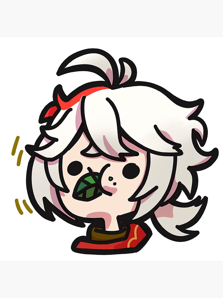 "Kazuha Chibi Fanart (Genshin Impact)" Art Print for Sale by Rerobtches