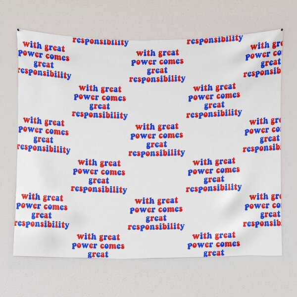 Item preview, Un gran poder conlleva una gran responsabilidad designed and sold by Reagan McKenzie.