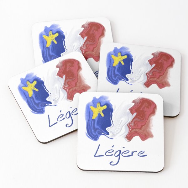 Item preview, Acadian Flag pastel liquid Légère  - Drapeau acadien liquide pastel Légère  designed and sold by ColoursOfFrance.