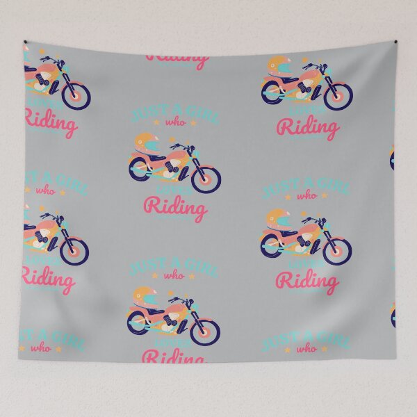 Item preview, Just A Girl Who Loves To Ride designed and sold by TheReporter1.