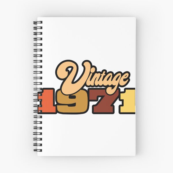 Item preview, The word Vintage written with 1971 below it in multi colur designed and sold by Jrodi.