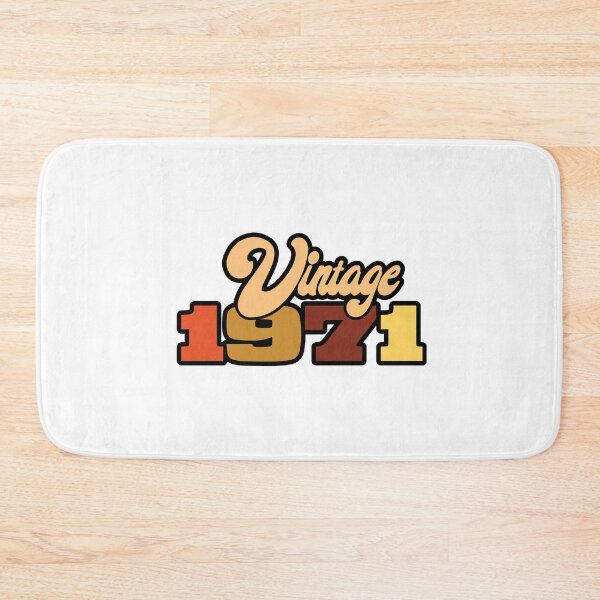 Item preview, The word Vintage written with 1971 below it in multi colur designed and sold by Jrodi.