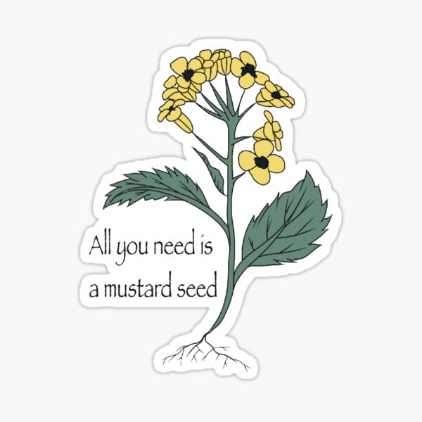 mustard seed plant tattoo