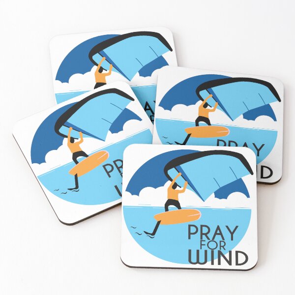 Item preview, Pray for Wind - Blue Version designed and sold by SportandWind.