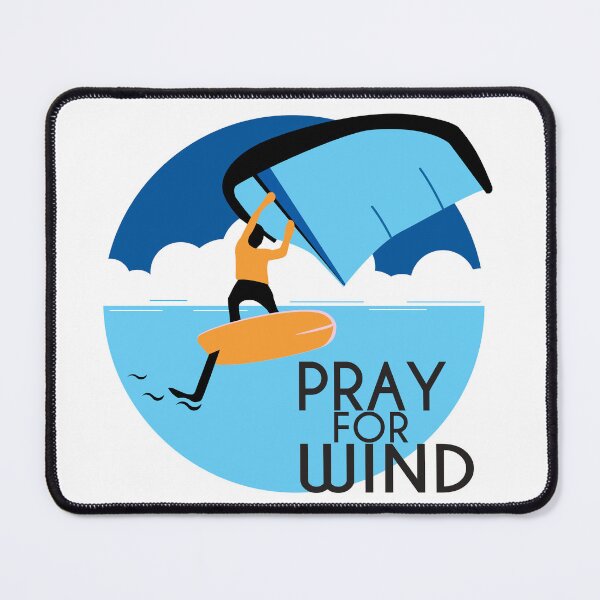 Item preview, Pray for Wind - Blue Version designed and sold by SportandWind.
