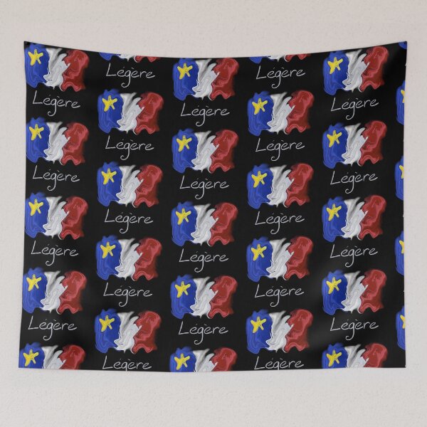 Item preview, Bandera de Acadia pastel líquido Légère - Drapeau acadien liquide pastel Légère designed and sold by ColoursOfFrance.