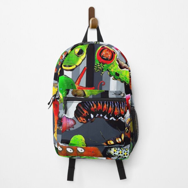 Item preview, RETRO CATERPILLARS BLACK AND WHITE designed and sold by ICONIC-SONIC Shop.