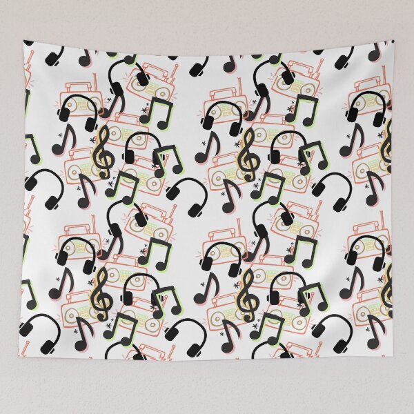 Item preview, Music Pattern designed and sold by monrigdesigns.