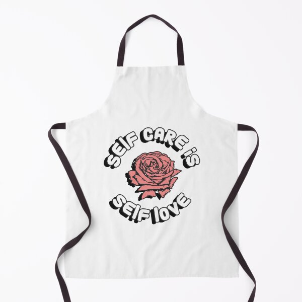 Item preview, "Self Care Is Self Love" text With A Pink Rose In The Middle Design designed and sold by Jrodi.