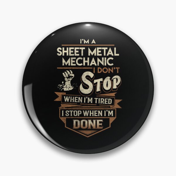 Item preview, Sheet Metal Mechanic T Shirt - I Stop When Done Job Gift Item Tee designed and sold by paneczkopat.