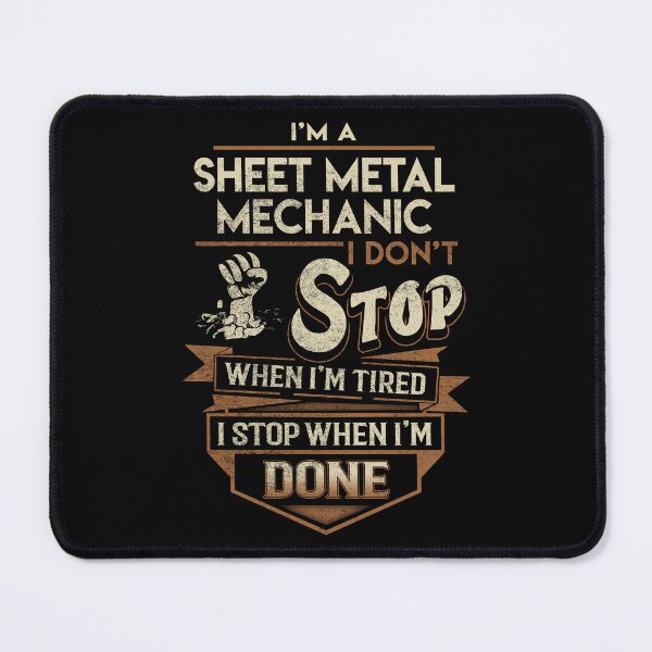 Item preview, Sheet Metal Mechanic T Shirt - I Stop When Done Job Gift Item Tee designed and sold by paneczkopat.