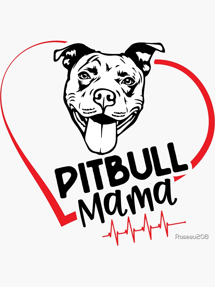 Pitbull mom hot sale sticker