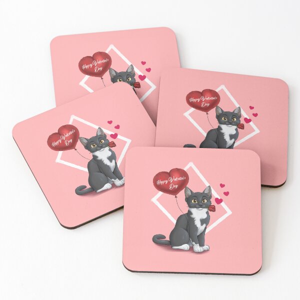 Item preview, Valentine's Day Cat designed and sold by caseysketches.