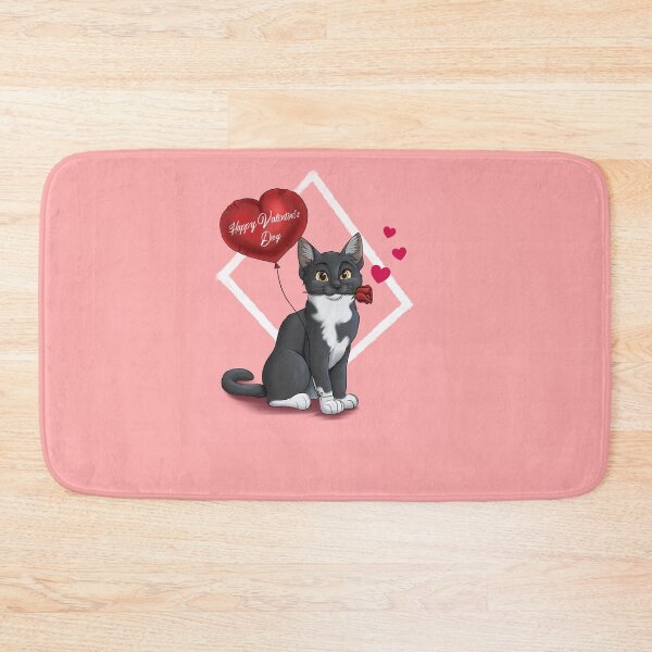 Item preview, Valentine's Day Cat designed and sold by caseysketches.