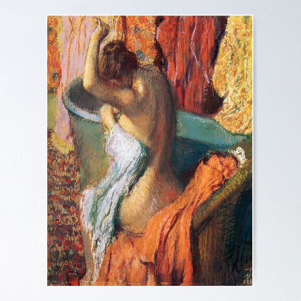 Item preview, Edgar Degas's Seated Bather Drying Himself designed and sold by mosfunky.