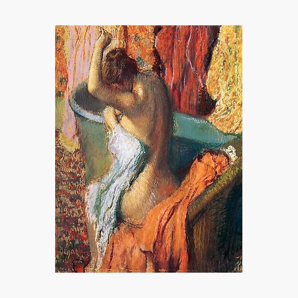 Item preview, Edgar Degas's Seated Bather Drying Himself designed and sold by mosfunky.