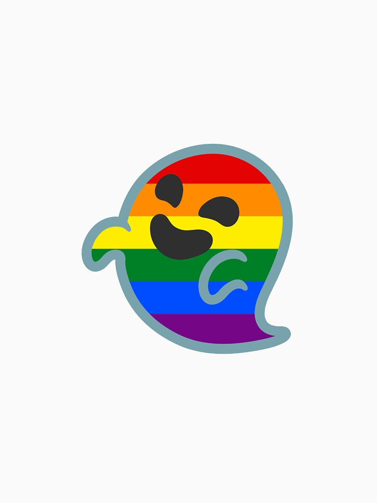 Gay Pride Android Ghost Emoji by baiiley
