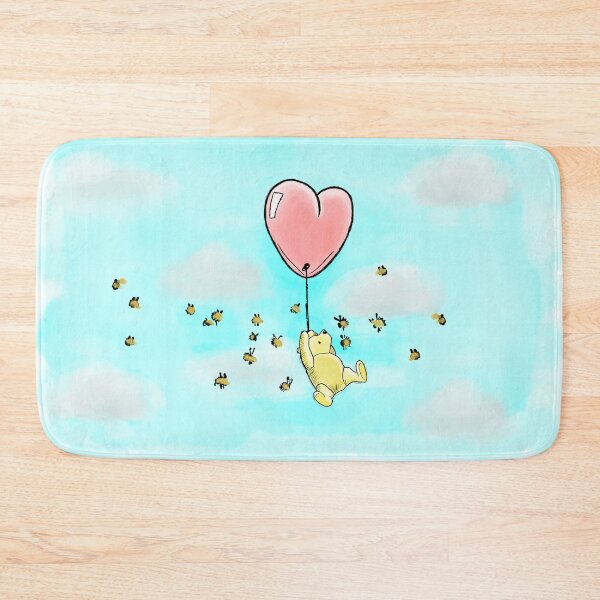 Artikelvorschau, Winnie the Pooh mit Herzballon entworfen und verkauft von Portfolio Run.