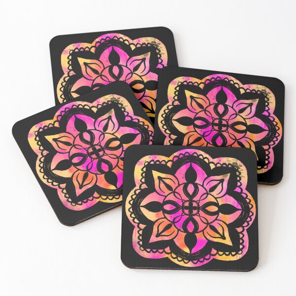 Item preview, Colorful mandala - bold watercolors, bright colors designed and sold by thephoenixsoul.