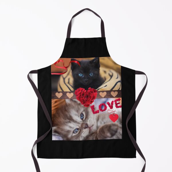 Item preview, Adorable Kittens With Hearts & Roses Design designed and sold by EarthArtDesigns.