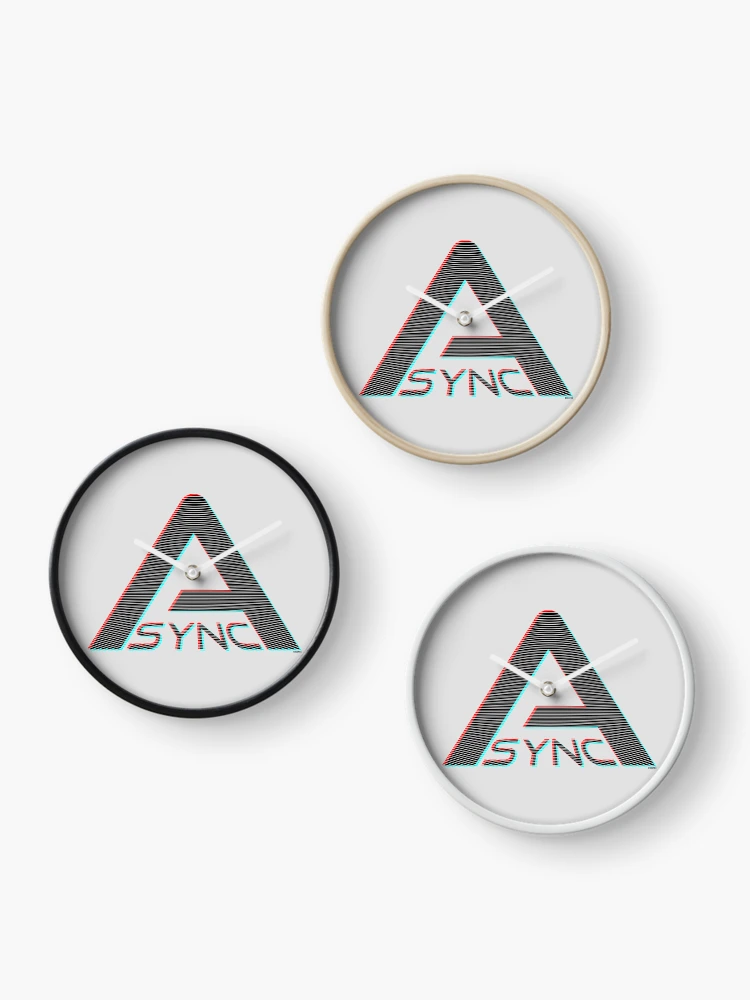 Thumbnail 3 of 4, Clock, A-SyNC (3D Scanlines) [Roufxis-Rb] designed and sold by RoufXis.