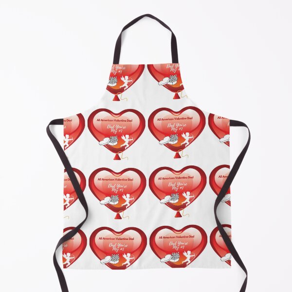 Item preview, All American Happy Valentine's Day You're My #1 Dad designed and sold by Darlene Douglas-Jackson.