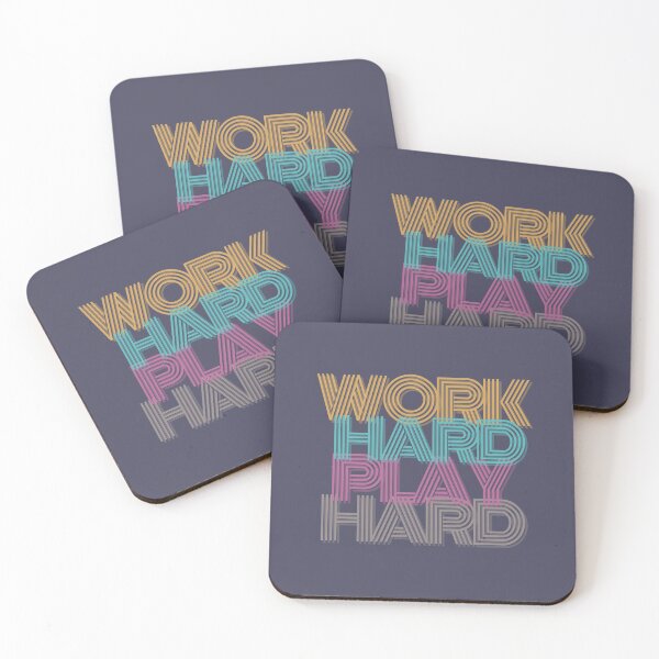 Item preview, Work Hard Play Hard designed and sold by wintklc.
