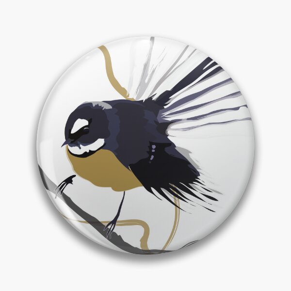 Item preview, Fantail Piwakawaka designed and sold by Anna McKay.