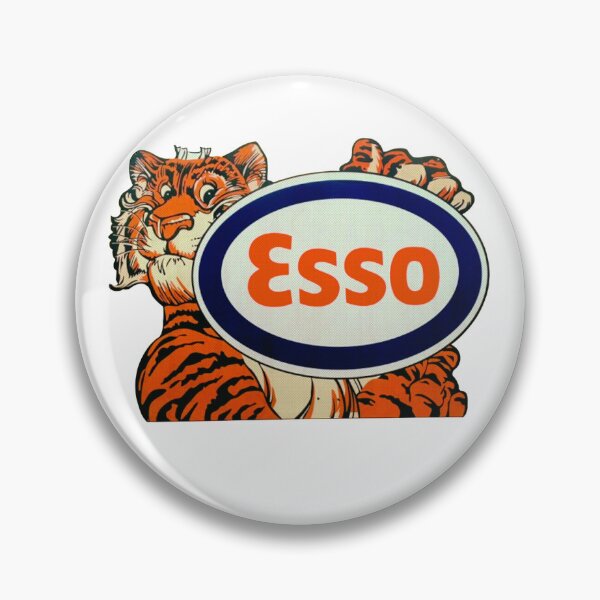 Item preview, Vintage Tiger Oil Esso Gas Petrol Halftone designed and sold by ShamusSleuth.
