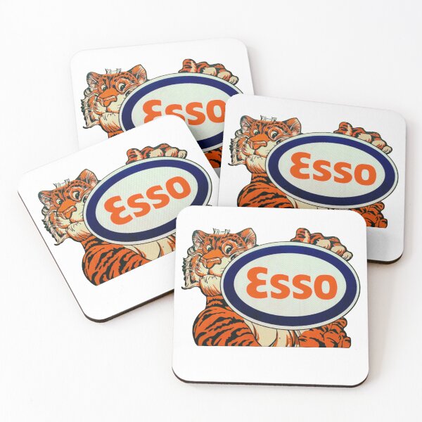 Item preview, Vintage Tiger Oil Esso Gas Petrol Halftone designed and sold by ShamusSleuth.