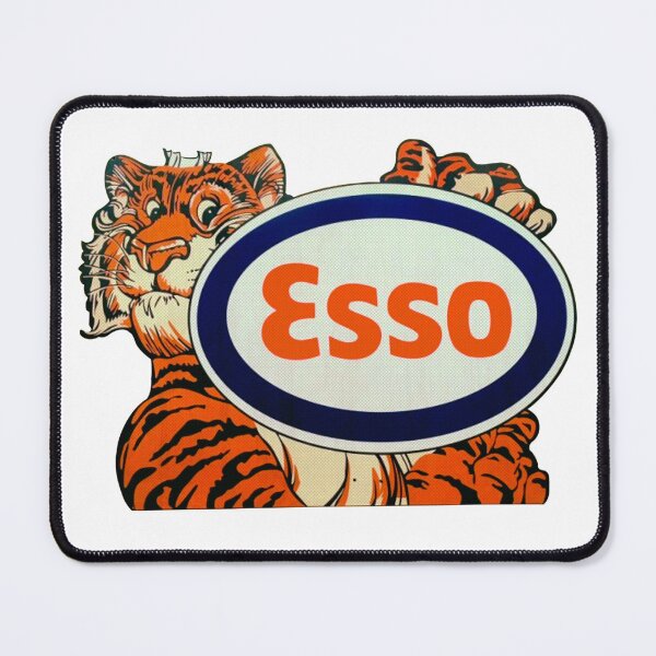 Item preview, Vintage Tiger Oil Esso Gas Petrol Halftone designed and sold by ShamusSleuth.