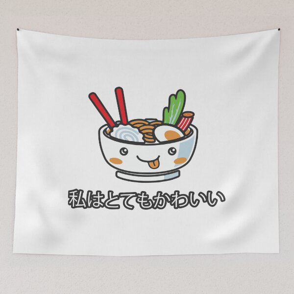 Item preview, Delicious Ramen Bowl With A Smiling Bowl Face designed and sold by Jrodi.