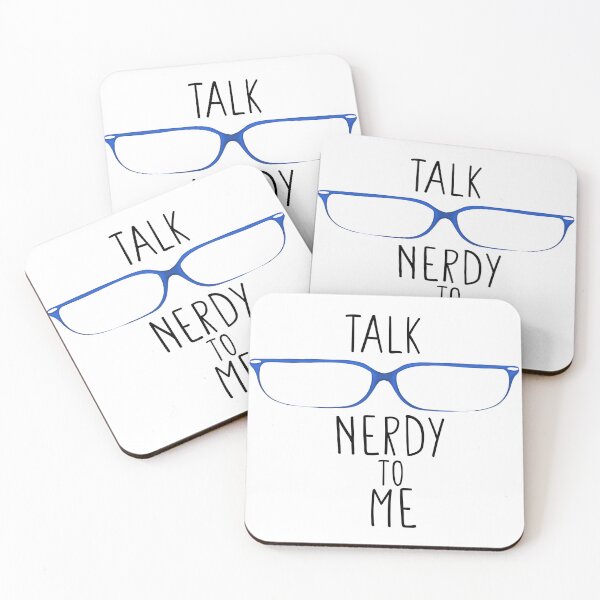 Item preview, Nerdy Talk-Blue designed and sold by lezell.